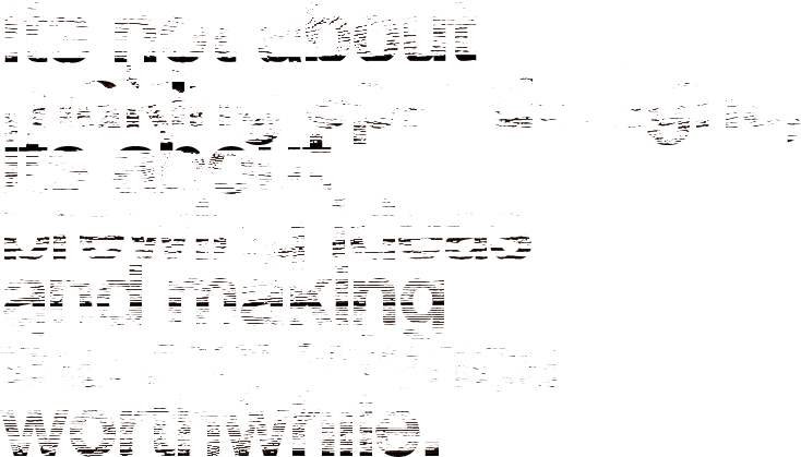 it's not about making epic designs, its about brewing ideas and making the experience worhtwhile.